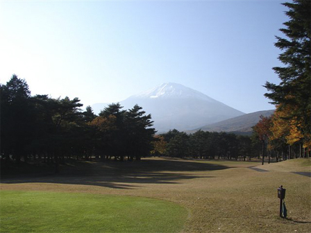 富士山を望む